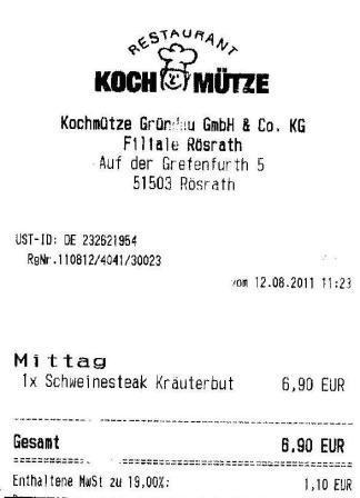 reaw Hffner Kochmtze Restaurant